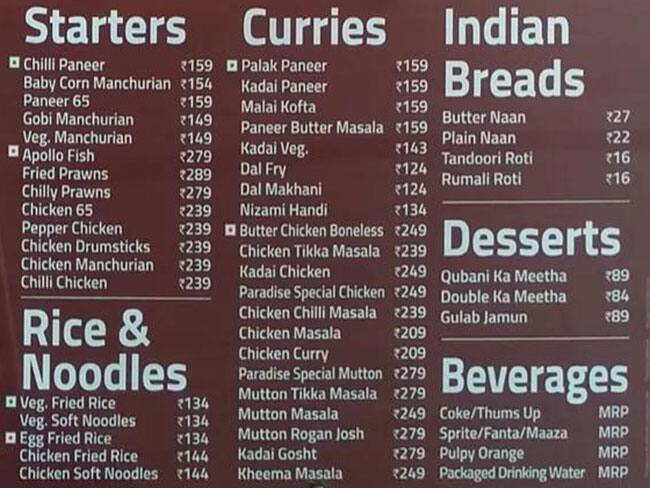 Menu Paradise Biryani: An Expert’s Guide to Flavor & Excellence