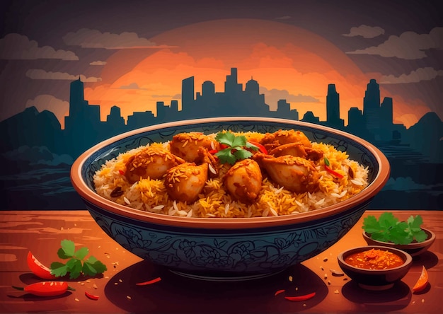 Biryani Illustration: A Delicious Dive into Visualizing India’s Favorite Dish