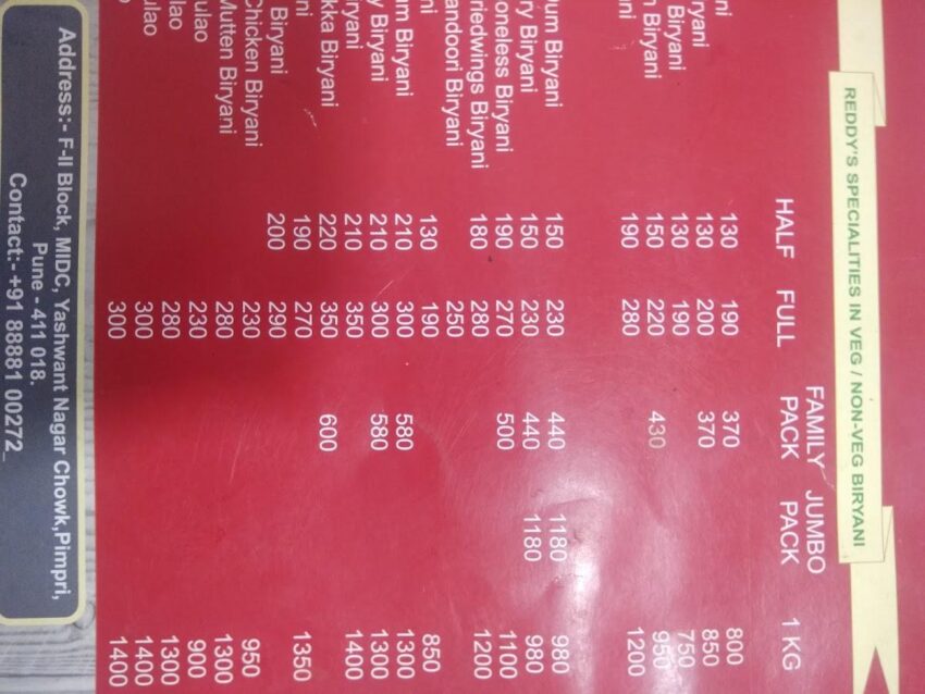 Biryanis Restaurant Menu: Your Ultimate Guide to Delicious Choices