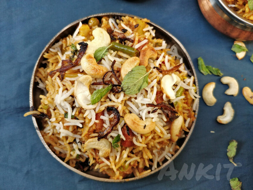 Authentic Brahmin Vegetable Biryani: A Culinary Masterpiece